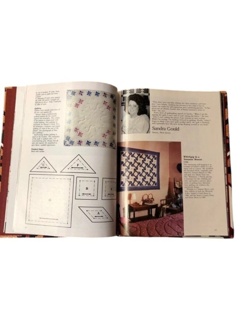 Vintage 1992 Great American Quilts Book HC Oxmoor House Used - Picture 9 of 12